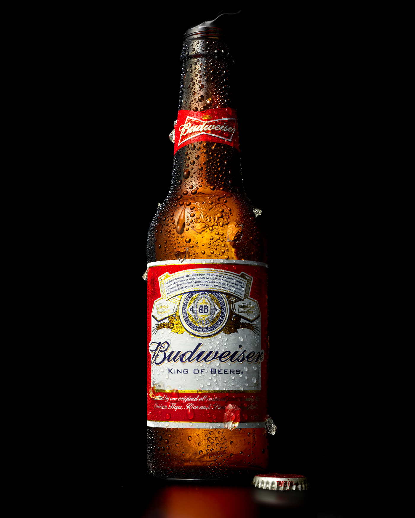 b Budweiser bottle P